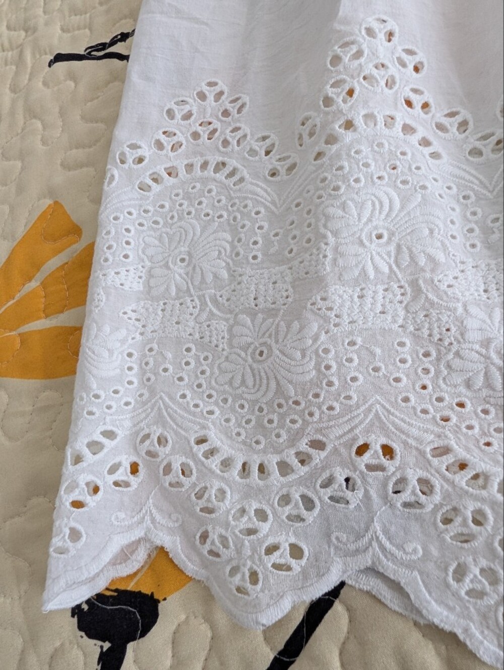 Rachel Ashwell White 100% Nightgown Size L - Picture 4 of 13